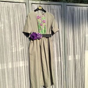 Ukrainian Embroidered Dress